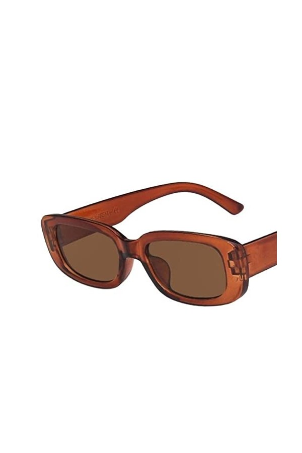 TOBILE Lunettes de soleil petites lunettes de soleil rectangulaires pour femmes ovales vintage carrées lunettes de soleil pou