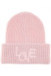 Zwillingsherz Bonnet Slouch en laine Bonnet tricoté de qualité supérieure avec broderie Love pour femme fille garçon Taille u