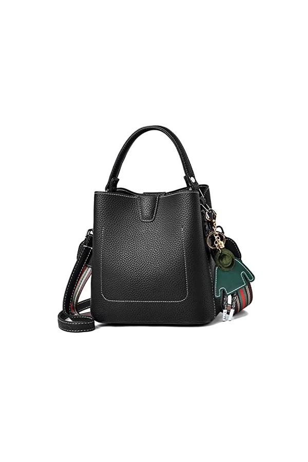 FANDARE Sac à Main Femme Sac portés épaule Étanche Sacs à Bandoulière PU Cuir Sac Messager Sac Fourre Sacoche pour Voyage Tra