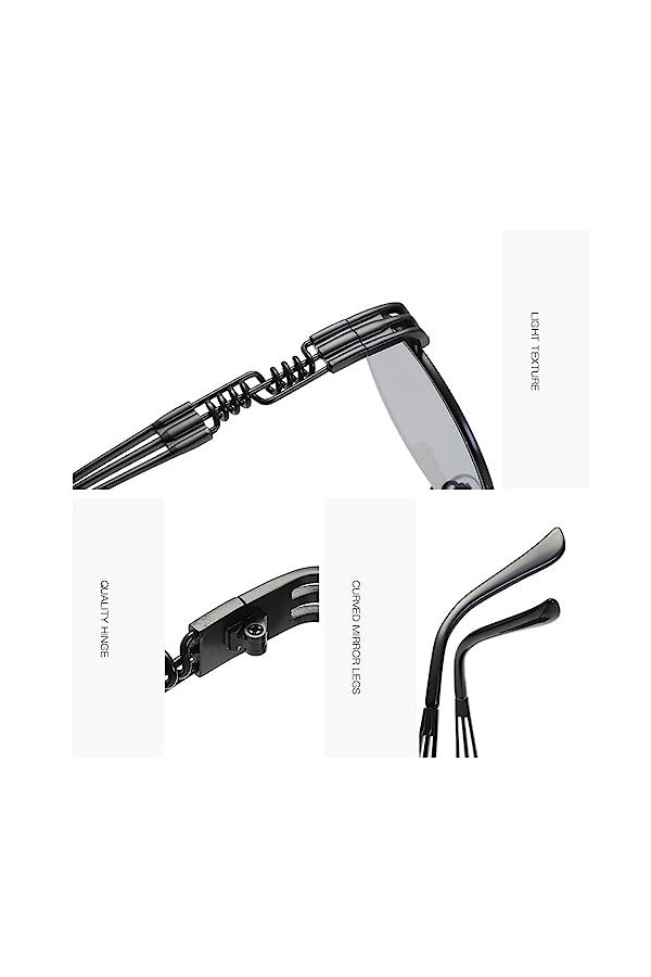 WANGOLK Lunettes de soleil yeux de chat femmes lunettes réfléchissantes en métal vintage pour femmes miroir rétro, 5, taille 