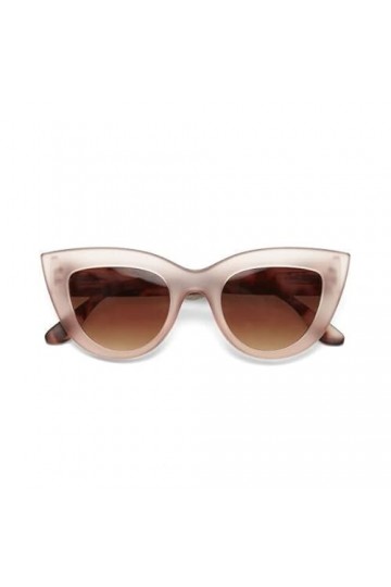Lunettes de soleil OKKIA Claudia Big Cat Eye Rose Havana