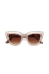 Lunettes de soleil OKKIA Claudia Big Cat Eye Rose Havana