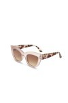 Lunettes de soleil OKKIA Claudia Big Cat Eye Rose Havana