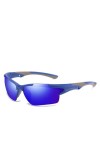 Lunettes de Soleil Hommes Femmes Lunettes de Soleil de Sport Lunettes Anti-poussière Classique Dazzle Couleur Film Conduite P