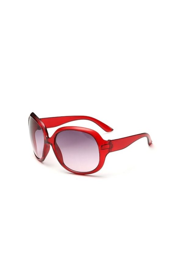 Lunettes de Soleil de Conduite polarisées Classiques Femmes Lunettes de Soleil Rondes dété Femmes Nuances surdimensionnées p