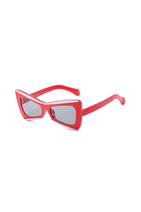 HPIRME Vintage femmes lunettes de soleil œil de chat bonbons couleur nuances carré lunettes femme Simple lunettes de soleil U