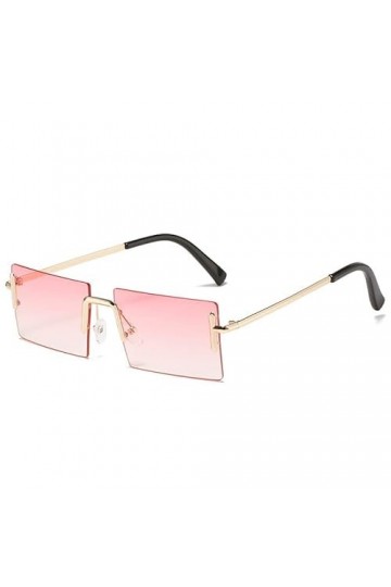 SUYGGCK Lunettes de Soleil Femmes Summer Gradient Sunglasses Square sans Bordure De Soleil Driving Sunglasses Uv400-C6