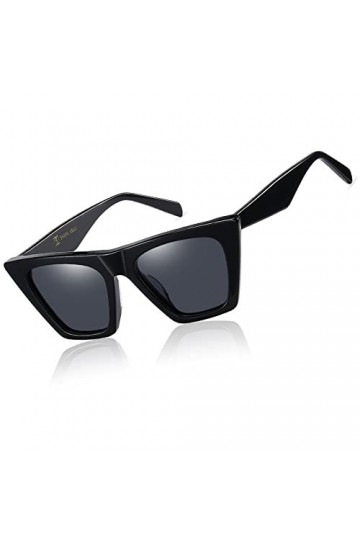 SHEEN KELLY Acétate à la main Cateye lunettes de soleil polarisées hommes femmes Vintage surdimensionné carré lunettes à la m