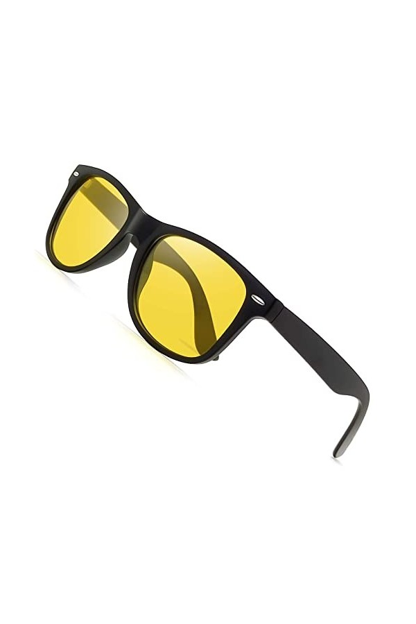 KANASTAL Lunettes de Soleil Polarisées pour Homme et Femme Mode Vintage Lunettes de Soleil Rectangle Classiques Lunettes de S