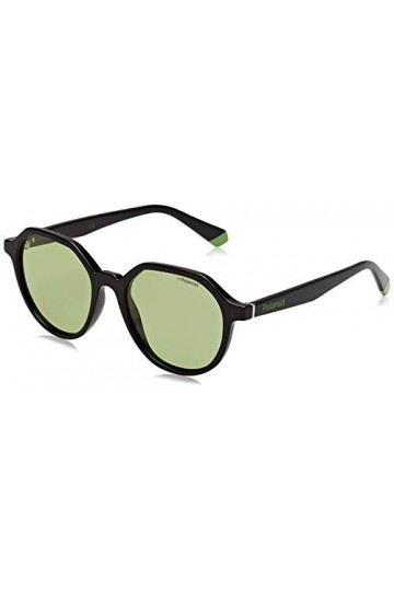 Polaroid PLD 6111/S Lunettes de Soleil, BLCKGREEN, 51 Mixte Adulte