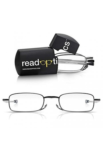 Read Optics Lunettes de lecture pliantes pour hommes et femmes, lunettes pliantes anti-lumière bleue, lunettes de lecture pli