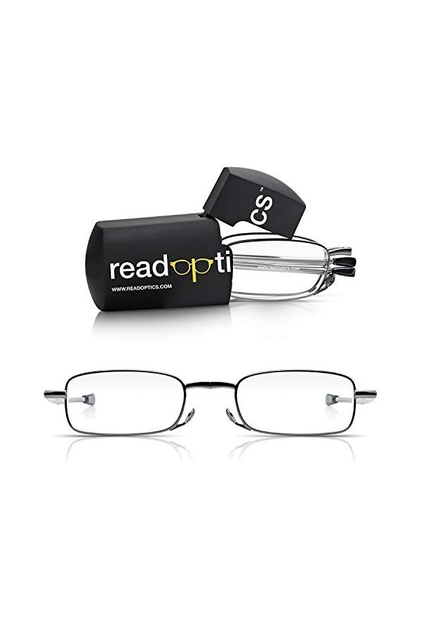 Read Optics Lunettes de lecture pliantes pour hommes et femmes, lunettes pliantes anti-lumière bleue, lunettes de lecture pli