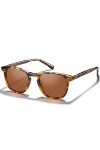 Carfia Rétro Lunettes de Soleil Femmes Polarisées Cat.3 Protection UV400 Cadre en Acétate Parfaites pour voyager Bronzer