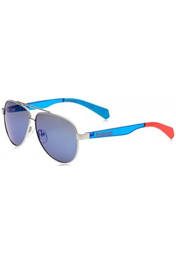 Polaroid PLD 8034/S Sunglasses, Pjp/5x Blue, 55 Mixte