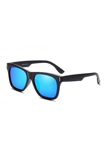 LHSDMOAT Lunettes de soleil de sport polarisées unisexes, lunettes de soleil carrées rétro UV400 pour hommes femmes, mode voy