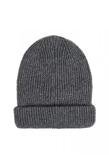 Tommy Jeans TJW Soft Ready Beanie Bonnet tricoté, Grey Melange, OS Femme