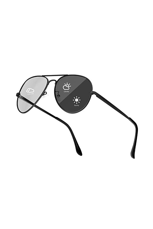 TJUTR Lunettes de soleil photochromiques Lunettes de style Lunettes de soleil de conduite Sports Photochromiques pour une pro