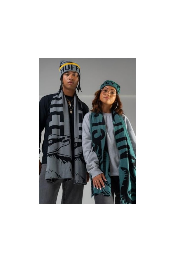 Ensemble bonnet et écharpe jacquard Harry Potter Serdaigle de qualité supérieure pour adultes, bleu, taille unique