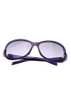 MAFENLY Lunettes de soleil polarisées tendance pour femme avec monture à mémoire de forme, Violet 6849