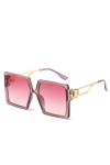 Lunettes de Soleil carrées Femmes Mode 2023 Vintage Nuances Hommes Luxe Grandes Lunettes de Soleil Lunettes surdimensionnées 