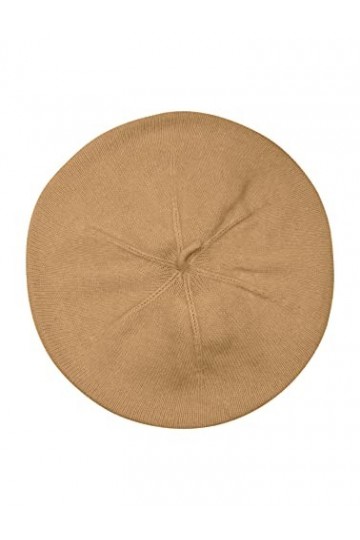 BICKLEY + MITCHELL 2174-01-9-87 Bonnet pour Femme en Cachemire et mérinos, Camel, Taille Unique