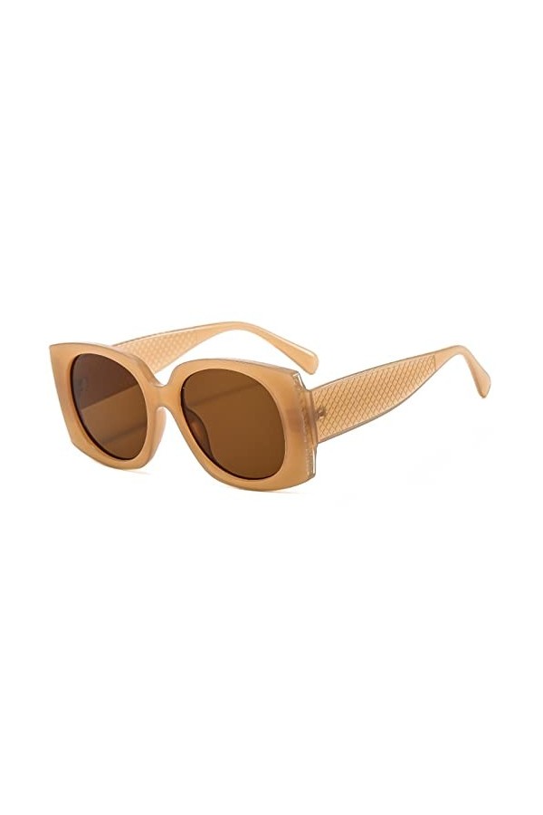 Lunettes de soleil à grand cadre for hommes et femmes, for vacances en plein air, plage, conduite, tendance, Shopping, cadeau