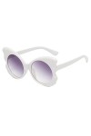 Lunettes de soleil rétro Punk à grande monture for femmes, for vacances en plein air, fête, Shopping, pare-soleil, cadeau Co