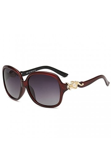 EkeNoz Lunettes de soleil polarisées à grande monture for femmes, décoration de fête de vacances en plein air, tendance, Shop