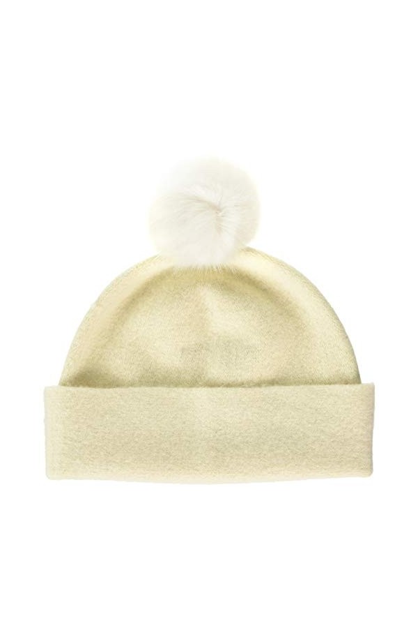 Marc Cain Sports Strickmützen Bonnet, Beige Balm 156 , Unique Taille Fabricant: 3 Femme