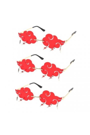 Abaodam 3Pcs Pas De Lunettes De Soleil Lunettes De Soleil Hawaïennes Lunettes De Soleil De Plage Lunettes De Soleil Rétro Nou