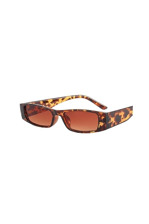 Vintage Petit Cadre Carré Hommes Et Femmes Lunettes De Soleil Vacances en Plein Air UV400 Lunettes De Soleil Cadeau Color : 