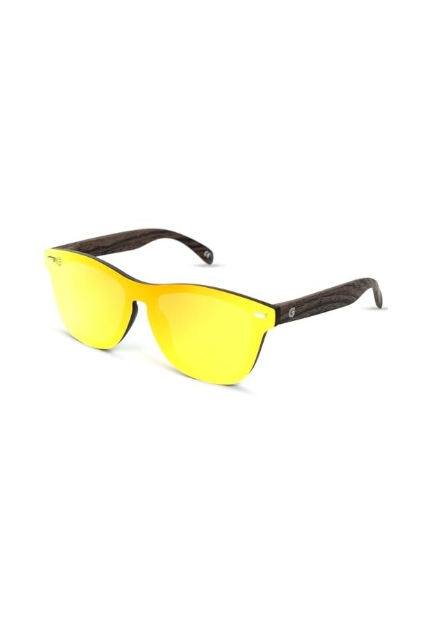 GRANADO Lunettes de soleil UV400 HOMME FEMME POLARISÉES ANTICORROSION UNISEX, Marron