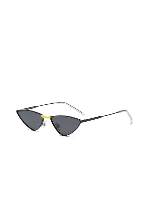 Petites lunettes de soleil polarisées à monture métallique triangulaire pour hommes femmes rétro miroir lunettes de soleil po