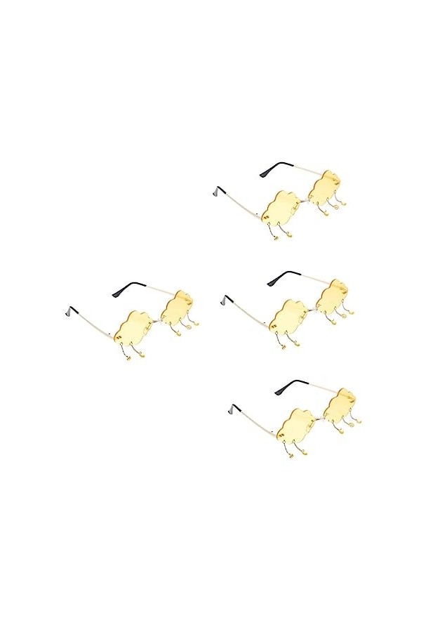 Adorainbow 4 Pièces Lunettes De Soleil Lunettes De Soleil Métalliques Femmes De Lunettes De Soleil Lunettes De Soleil Surdime