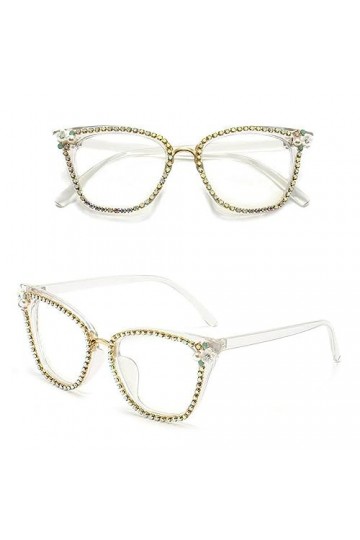 MUTYNE Rétro Cat Eyes Crystal Deor Lunettes de Soleil Femmes Festival de Musique Diamant Femmes Lunettes de Soleil Brillantes