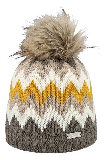 Eisglut Linda Bonnet Femme, Taupe, M 57-58cm