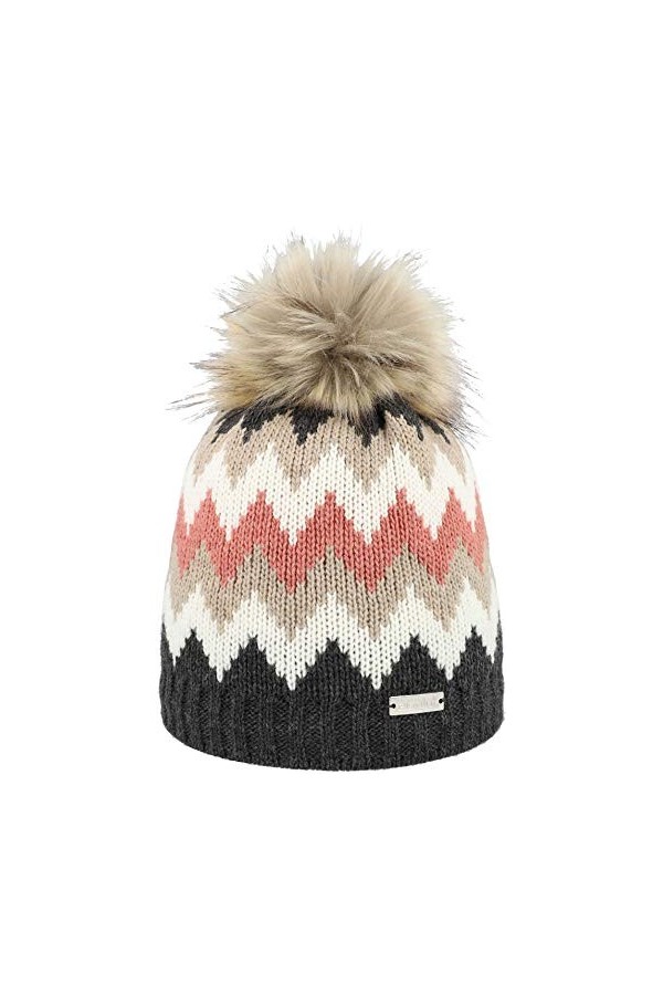 Eisglut Linda Bonnet Femme, Taupe, M 57-58cm