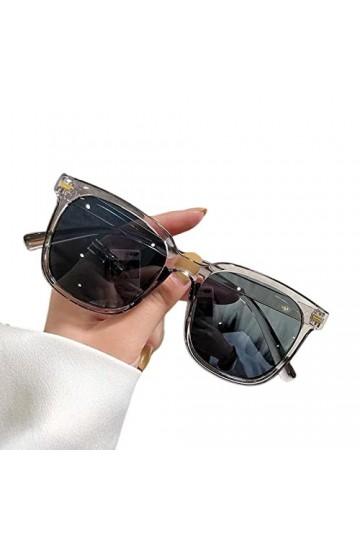 COTCLO Lunettes de soleil carrées dété pour femme - Lunettes de soleil vintage - Protection streetwear Eyewear-B