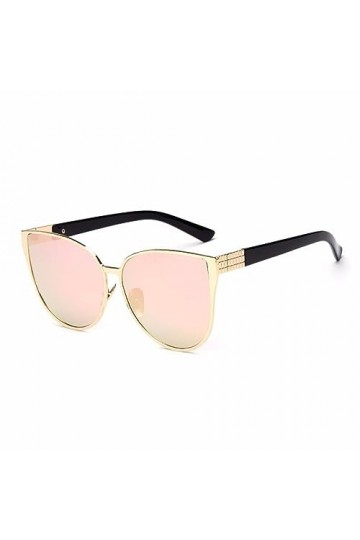 HPIRME Miroir surdimensionné lunettes de soleil yeux de chat femmes lunettes de soleil dame grande taille hip hop, 1, taille 