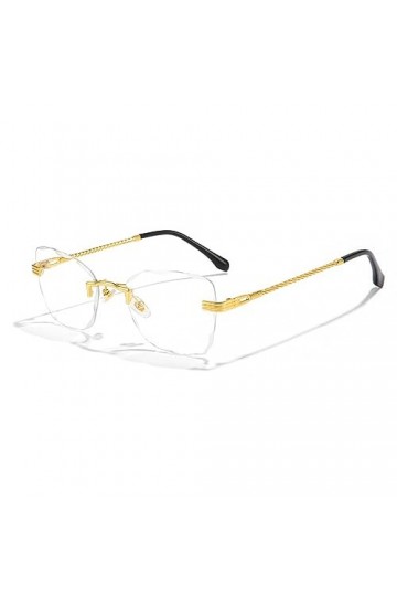 MUTYNE Lunettes de soleil de luxe œil de chat femme alliage femme lunettes de soleil rétro Vintage dégradé lunettes, C04 clai