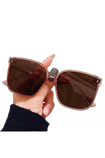 TsoLay Lunettes de soleil polarisées à la mode, lunettes de soleil carrées pour hommes et femmes, lunettes de soleil à grand 