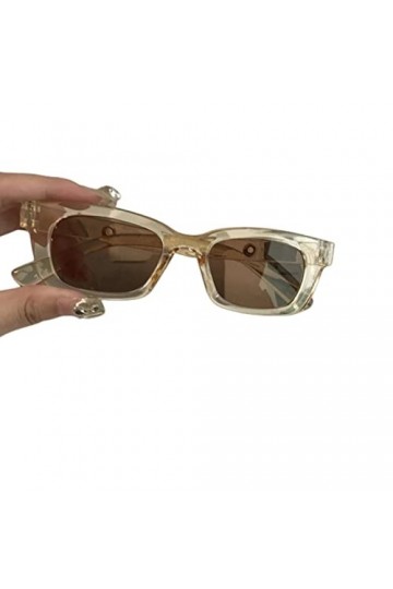 SUYGGCK Lunettes de Soleil Polarisées Small Small Crame Carré Lunettes De Soleil Femmes Sun Verres De Soleil Extérieur Lunett