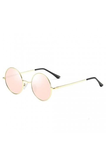 Lunettes de Soleil Rondes Femmes polarisées Punk Lunettes de Soleil Steampunk lentilles Lunettes pour Hommes Femme okulary, C