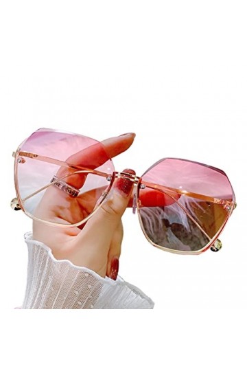 SUYGGCK Lunettes de Soleil Polarisées Femmes Lunettes De Soleil De La Mode-Pink