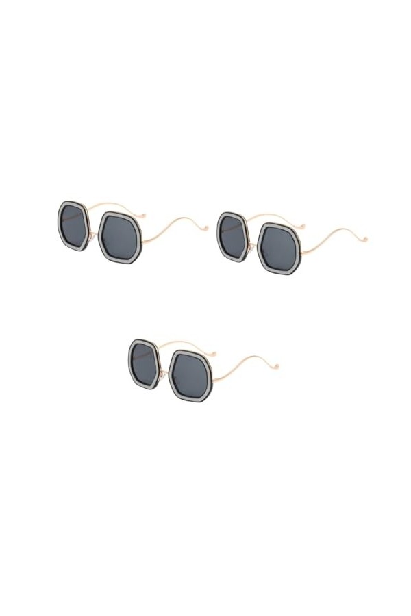 Toddmomy 3 Pièces Lunettes De Soleil En Diamant Lunettes De Soleil Tendance Pour Femmes Des Lunettes De Soleil Lunettes De So