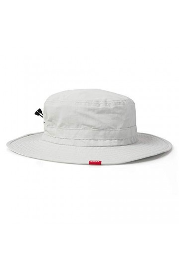 Gill - Chapeau de Soleil Technique Marin résistant à leau avec Protection Solaire UV 50+ pour Homme Argent M
