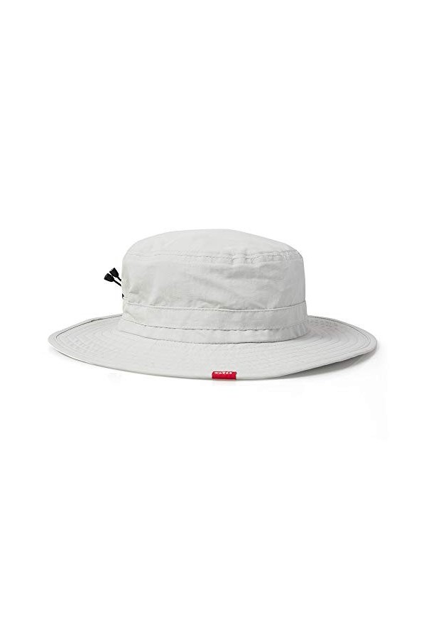 Gill - Chapeau de Soleil Technique Marin résistant à leau avec Protection Solaire UV 50+ pour Homme Argent M