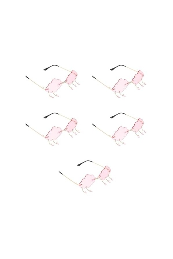 Didiseaon 5 Pièces Des Lunettes De Soleil Lunettes De Soleil Pour Femmes Lunettes De Nuage Drôles Lunettes De Soleil Nuage En