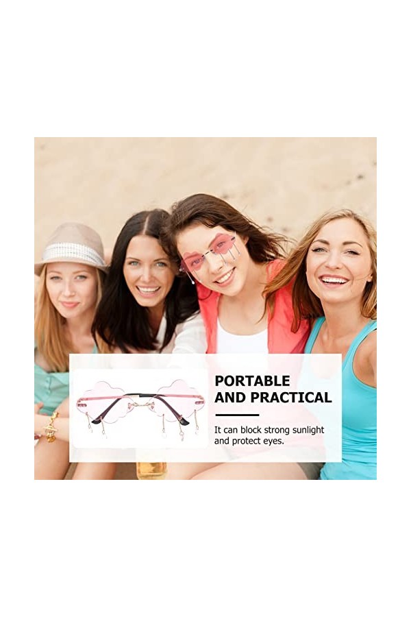 Didiseaon 5 Pièces Des Lunettes De Soleil Lunettes De Soleil Pour Femmes Lunettes De Nuage Drôles Lunettes De Soleil Nuage En