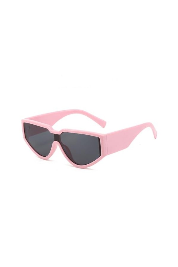 Lunettes de Soleil Punk Une pièce pour Femmes, Lunettes de Sport, de Ski, pour Hommes, Lunettes de Soleil œil de Chat pour Da